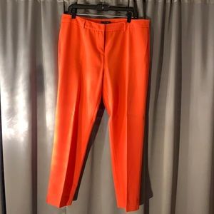 Cute Hot Poppy Colored Ankle Pants!